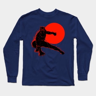 Sunset Panther Long Sleeve T-Shirt